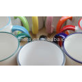 11oz rim and hanld color /colour sublimation coating mug wholesale SMT factory